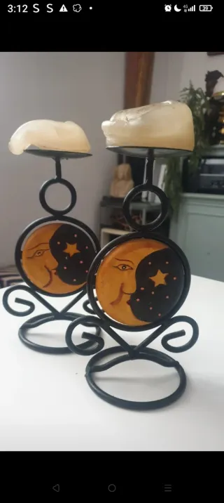 Candelabro Luna Sol vintage