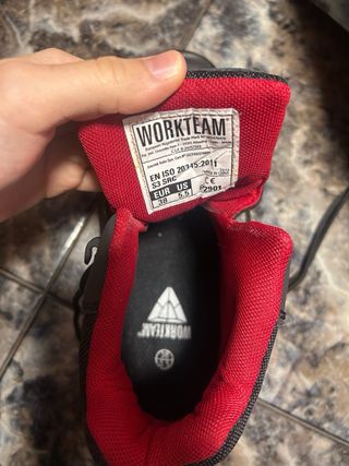 Botas Seguridad Workteam P2901 Talla 38