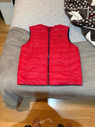 Chaleco Reversible Polo Ralph Lauren Azul/Rojo