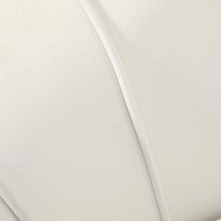 Sillón Diseño Vintage en Terciopelo, Silloncito Rétro para Habitación, Sala o Oficina, Crema 79X77X77Cm