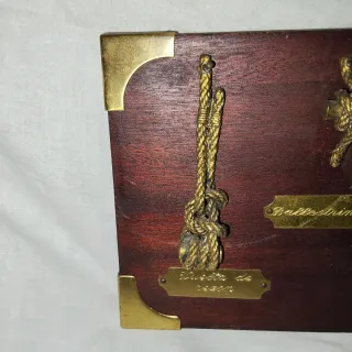 Cuadro Nudos Marineros Madera y Metal