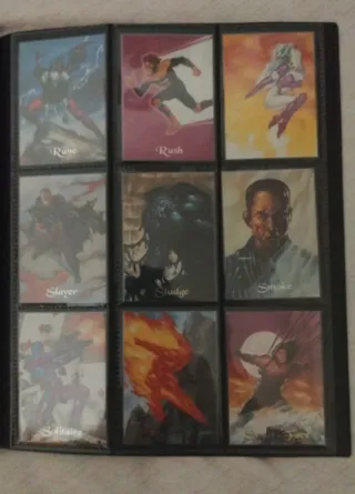 Set completo Skybox Malibu Comix 1994