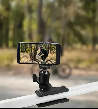 Pinza auxiliar para cámaras y trípode