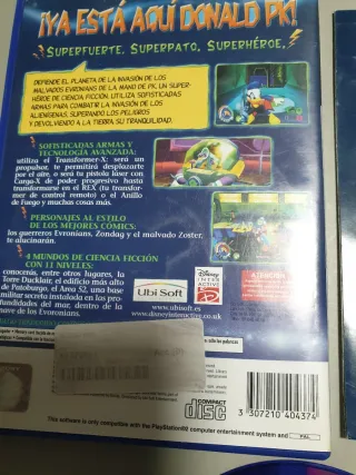 Donald Duck PK El Superhéroe PS2 pal España