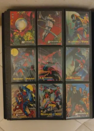 Lotto carte Spiderman Vintage 1990
