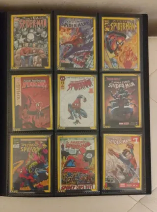 Lotto carte Spiderman Vintage 1990