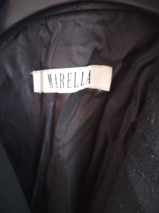 Giacca Blazer Marella Lana Nero large donna