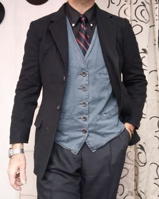 Giacca Blazer Marella Lana Nero large donna