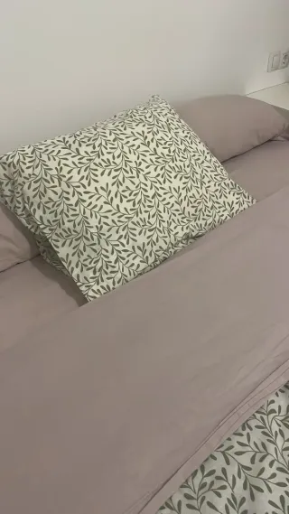 Cama con cajones, colchón y  almohadas