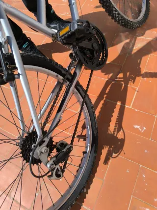 Bicicleta Topbike 24' plateada