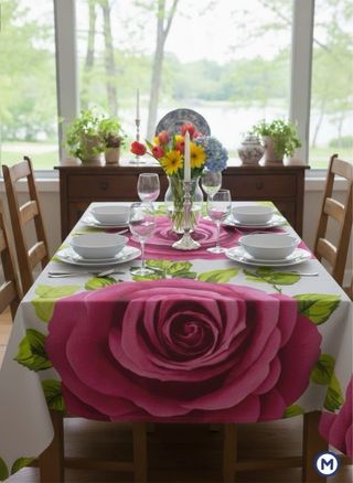 Tovaglia colorata a tema matite