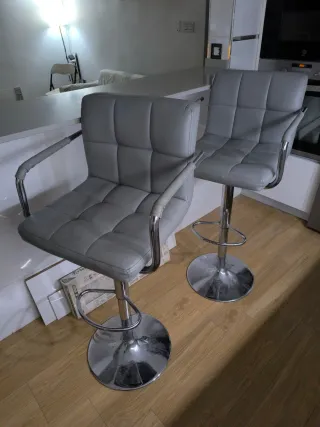 Taburetes de barra de cocina (2 unidades)