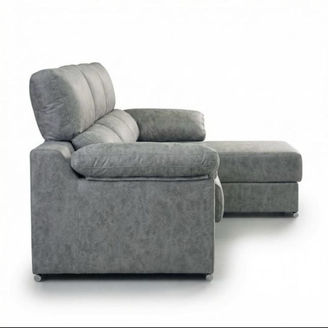 Sofá Sofa Luxe Beige/Marrón chaselongue