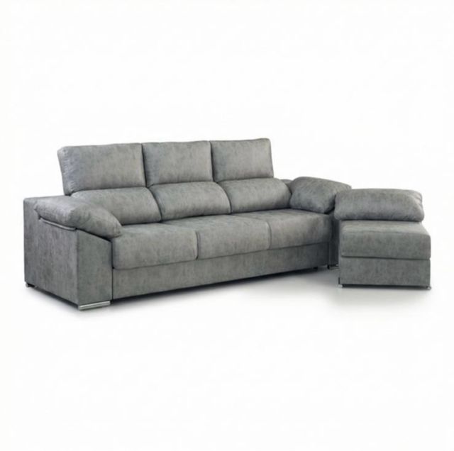 Sofá Sofa Luxe Beige/Marrón chaselongue