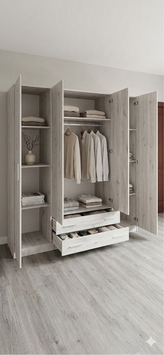 armario beige 2 3 4 puertas