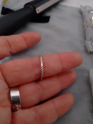 Anillo libélula plata ley multicolor