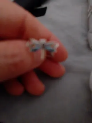 Anillo libélula plata ley multicolor