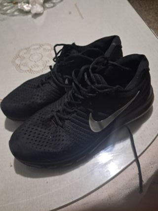 Zapatillas Nike Air Max Negras Plata