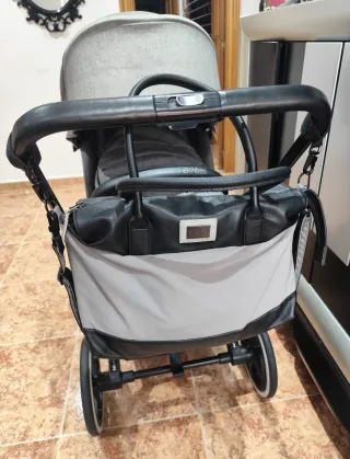 Cybex Priam platinum+Silla+Capazo+grupo0+saco+bols
