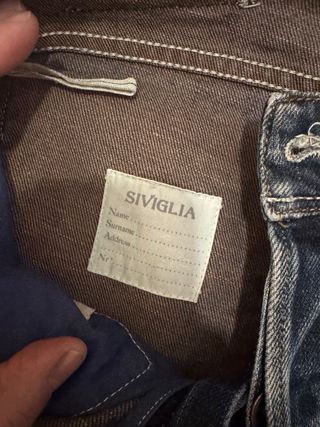 Jeans White Siviglia Blu