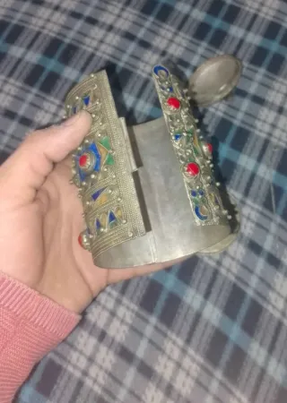 Caja joyero antigua decorada