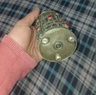 Caja joyero antigua decorada