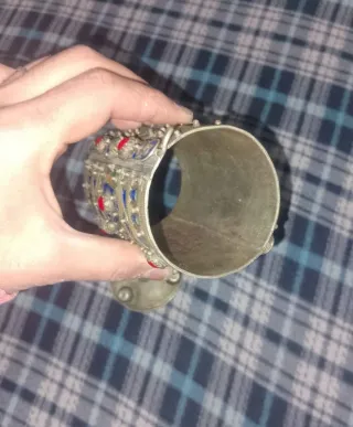 Caja joyero antigua decorada