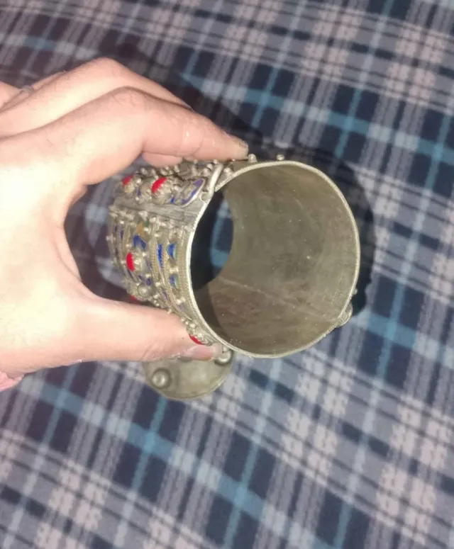 Caja joyero antigua decorada