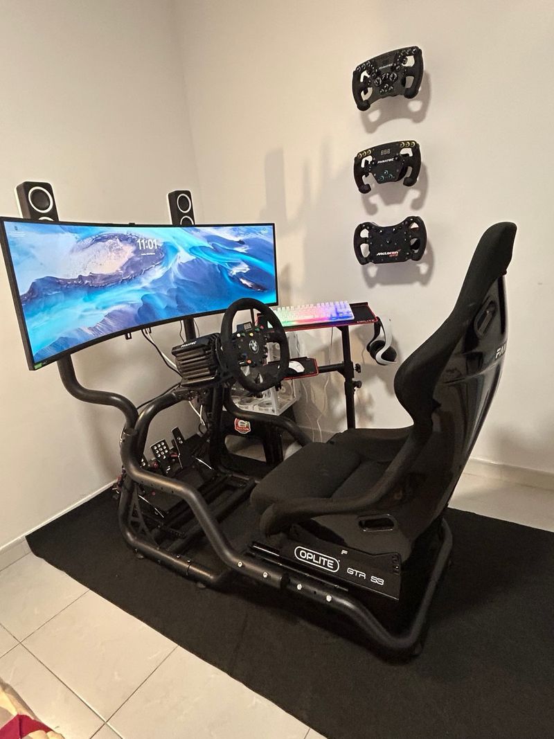 Cockpit Oplite RS3 con soporte monitor y asiento afbeelding 2