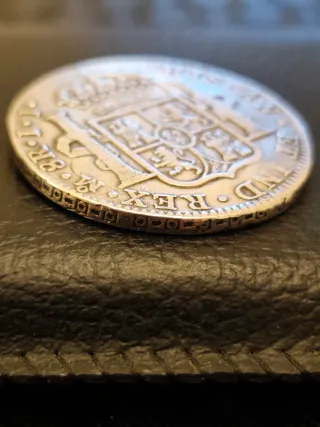 Moneda 8 Reales Plata 1819 México JJ Ferdin VII