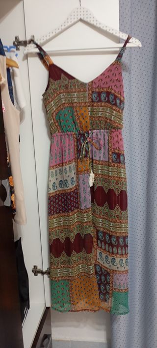Vestido Pull&Bear Patchwork