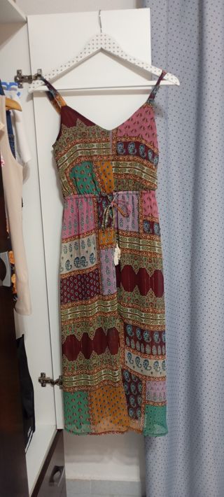 Vestido Pull&Bear Patchwork