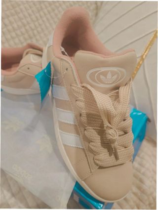Adidas Campus Beige/Rosa Talla 38