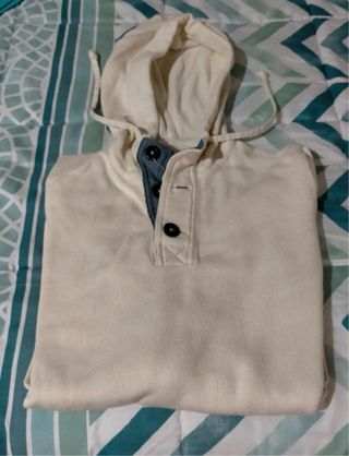 Jersey H&M beige con capucha