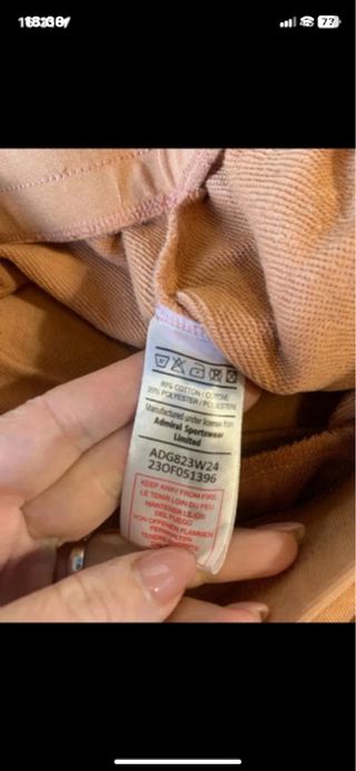 Pantaloni tuta beige scuro 14 anni