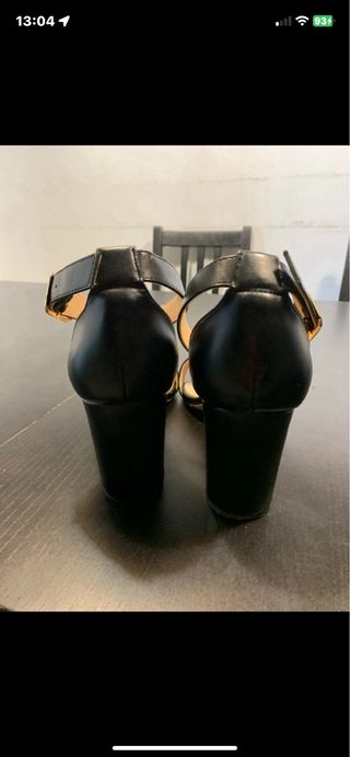 Sandali tacco nero taglia 40