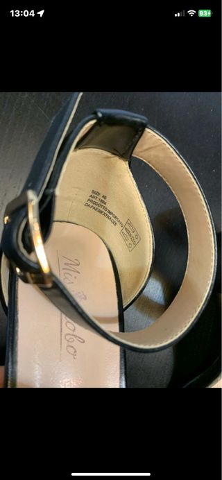 Sandali tacco nero taglia 40