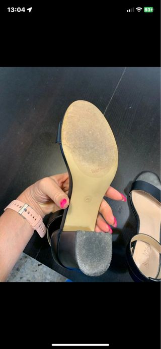 Sandali tacco nero taglia 40
