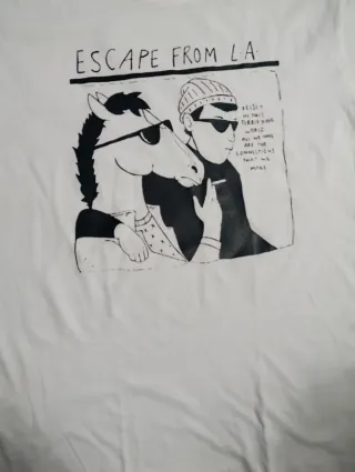 T-shirt Bojack horsemen Sonic youth ESCAPE FROM LA