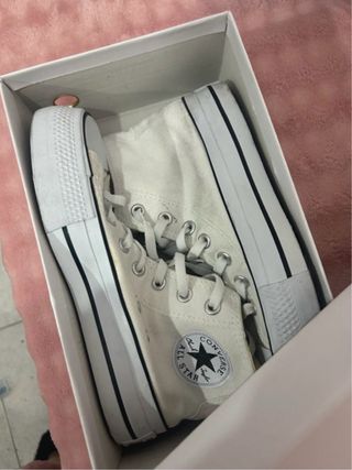 Converse Blancas Mujer Talla 38