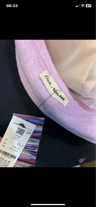 Cappello donna lilla nuovo