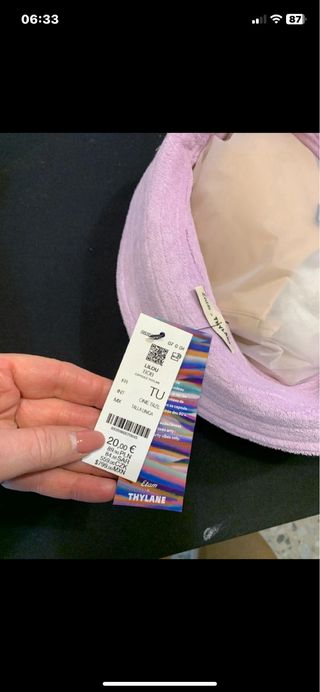 Cappello donna lilla nuovo