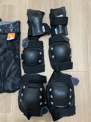 Protecciones Patines Skate Oxelo Talla M