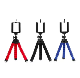 Trípode flexible para móvil. Color negro.