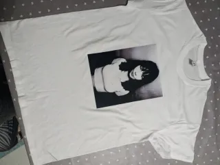 T-shirt Bjork viso stampa taglia unica