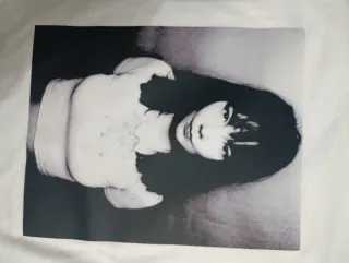 T-shirt Bjork viso stampa taglia unica