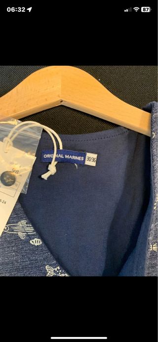 Gilet bimbo nuovo 3 anni fantasia pesci