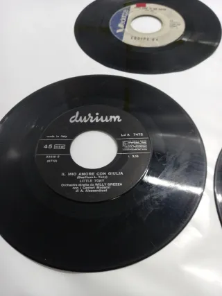 Lotto Vinili 45 Giri - Durium, RCA, Clan, Ricordi