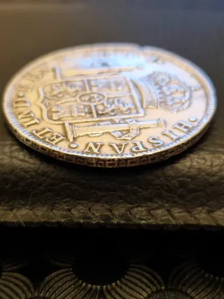Moneda de Plata 8 Reales 1818 México,JJ,Ferdin VII