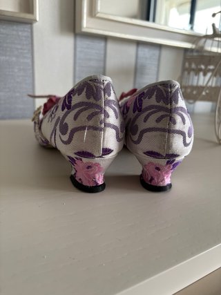 Traje de Fallera rosa y morado